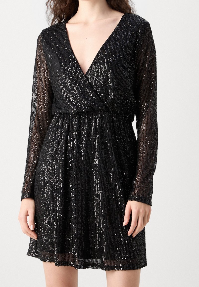 black glitter party dress Looking For Fun Black Glitter Dress – Shop the Mint