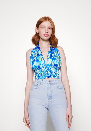 Gina Tricot MULTIWAY - Μπλούζα - blue flower