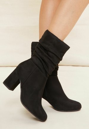 Friends Like These BLOCK HEEL RUCHED - Batai - black