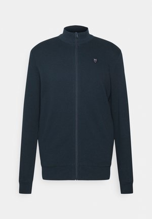 KnowledgeCotton Apparel Sudadera con cremallera - dark blue