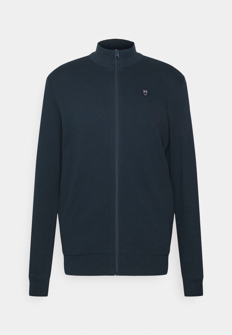 KnowledgeCotton Apparel Sudadera con cremallera - dark blue