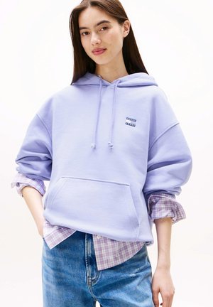 BADGE - Sweat à capuche - vintage iris