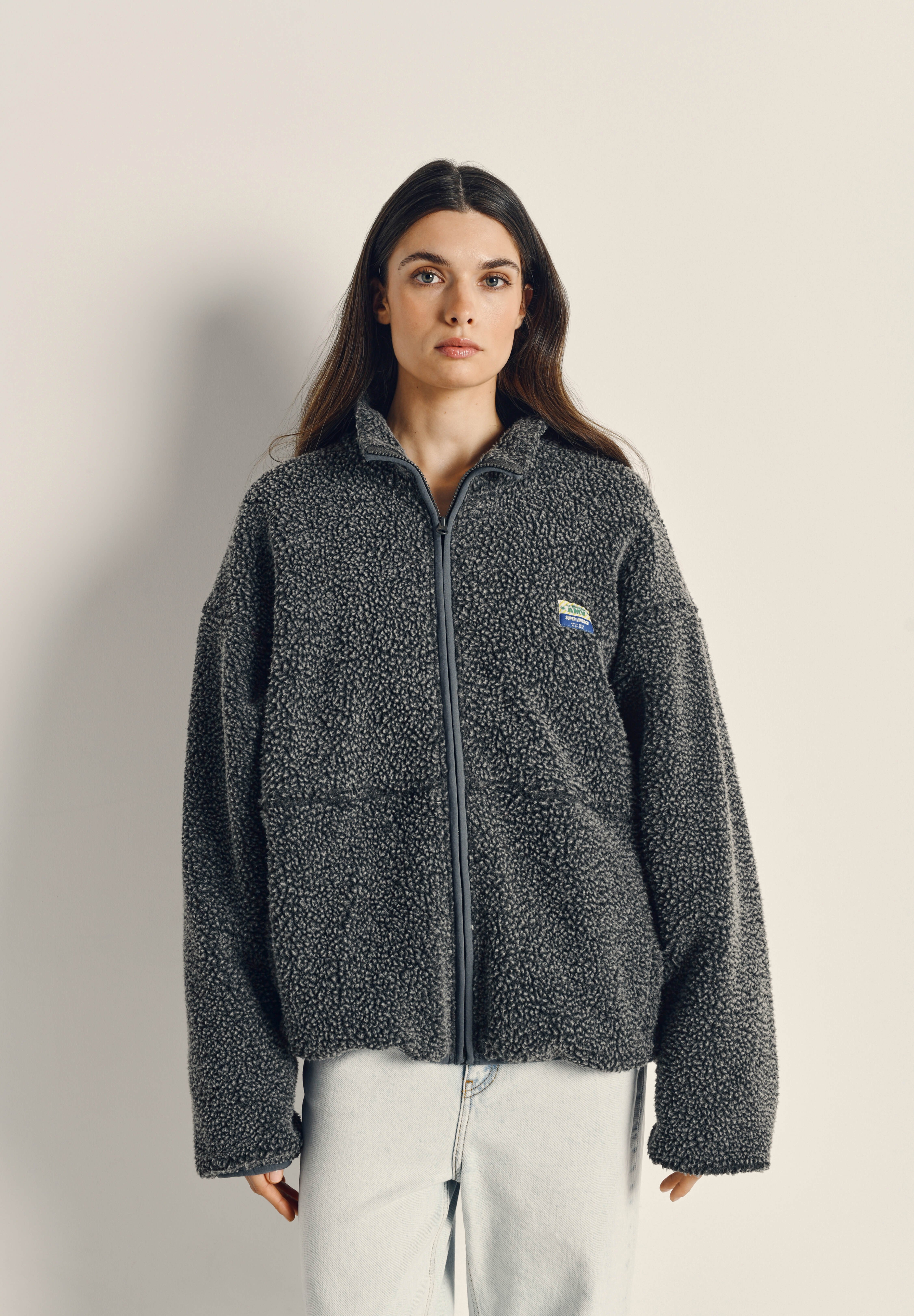 ジャケット・アウター Ameri VINTAGE UND LAYERED STADIUM JUMPER Ameri（アメリ）の「UND LAYERED STADIUM JUMPER（ブルゾン）」 - WEAR