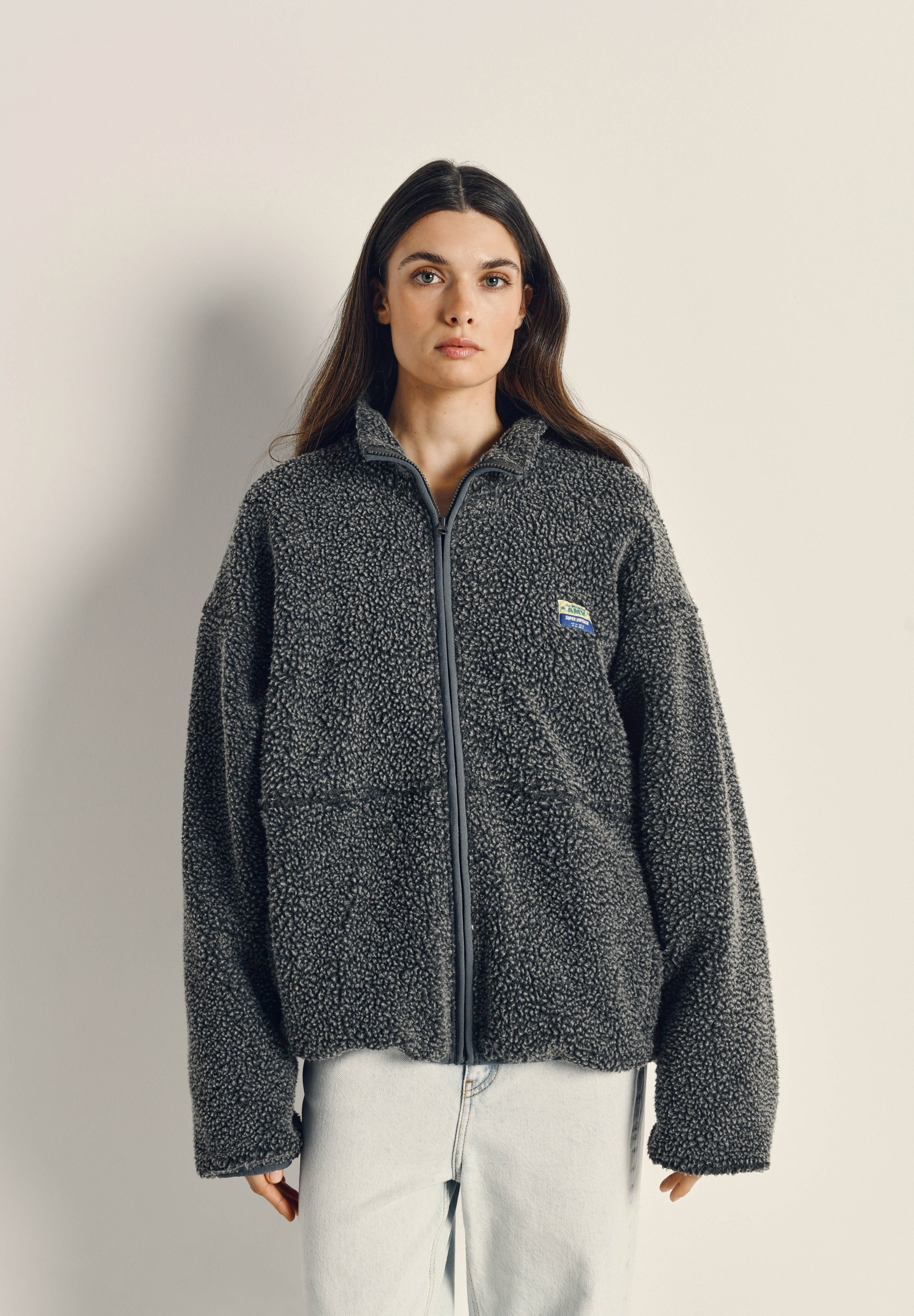 Eldera Sportswear Lauziere Denim Polaire - Veste Polaire Chaude Bleu Marine