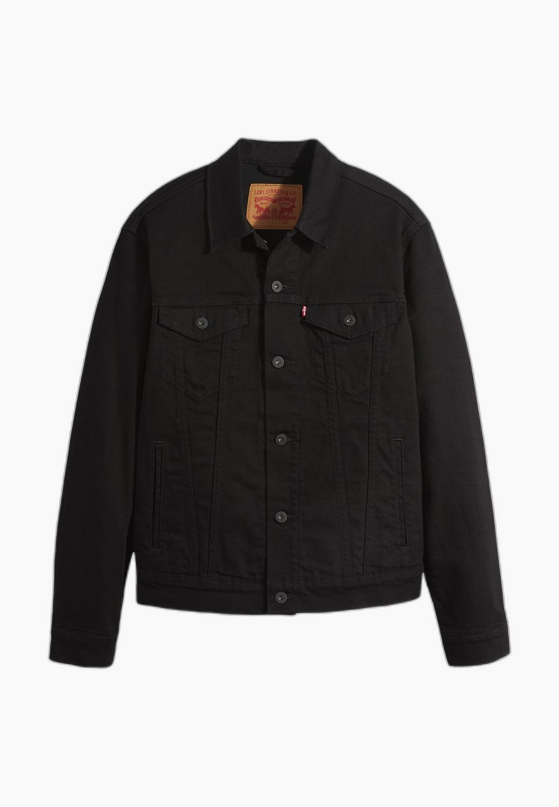 Levi's TRUCKER DENIM JACKET ブラック M Levi's® Plus BIG TRUCKER - Denim jacket - last nite big trucker