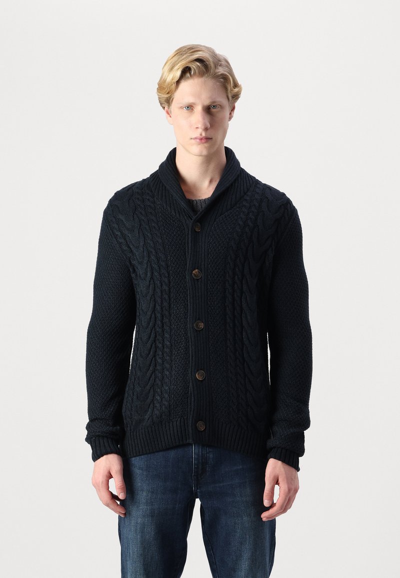 Jack & Jones CRAIG SHAWL NECK - Gilet - sky captain