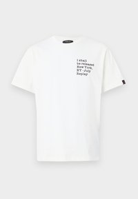 T-shirts med print - natural white