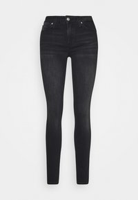 Calvin Klein Jeans MID RISE SKINNY - Aptempti džinsai - washed black