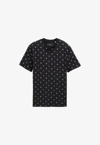 Seleccionado, black mini leaves print