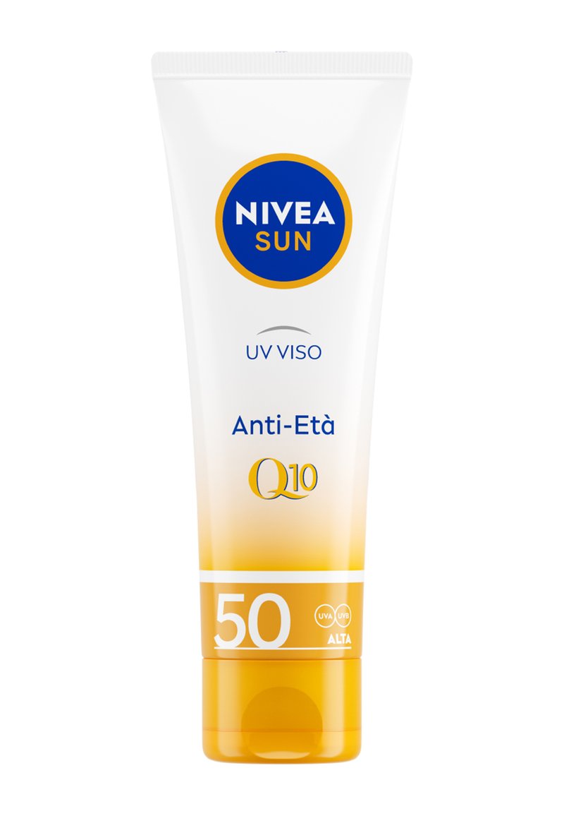 NIVEA - Q10 ANTI-ETÀ FLUIDO SOLARE VISO SPF 50+ 50 ML - Anti-Aging - transparent, Ingrandire