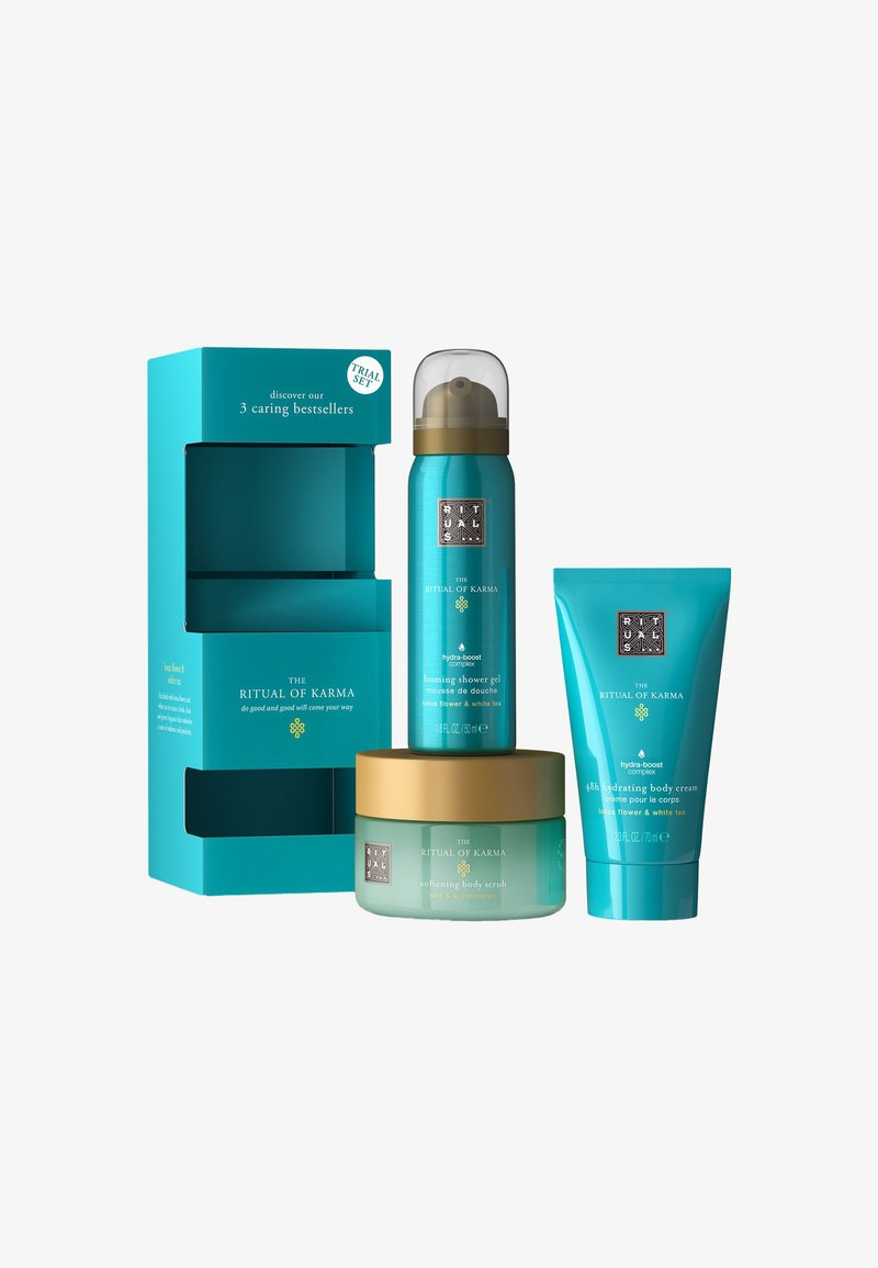 Rituals - TRIAL SET - THE RITUAL OF KARMA - DELICATELY SWEET - LOTUS & WHITE TEA - Kit bagno e corpo, Ingrandire