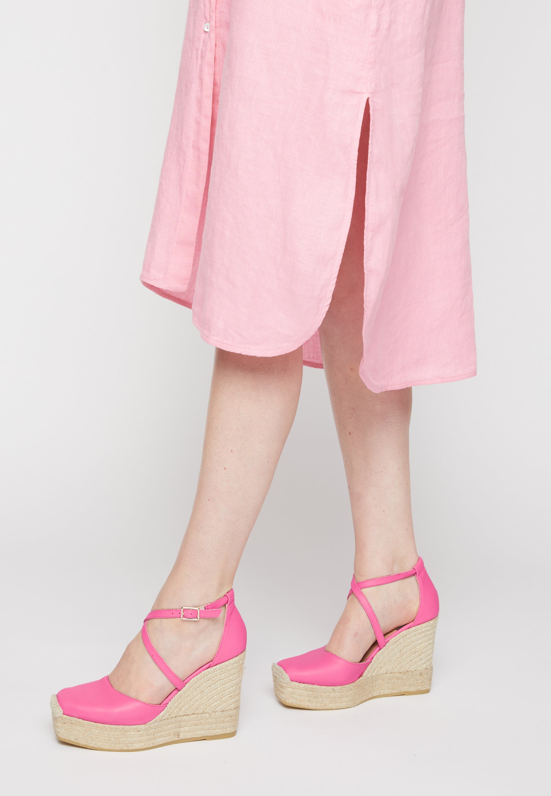 Gaimo GERRY - Sandalias de tacón - pharos flamingo pink-plla mestizo  keops-tamariz rem nat-gaimo et negra/rosa - Zalando.es