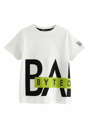 GRAPHIC REGULAR FIT - Nyomott mintás póló - white