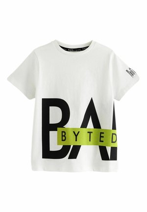 GRAPHIC REGULAR FIT - T-Shirt print - white