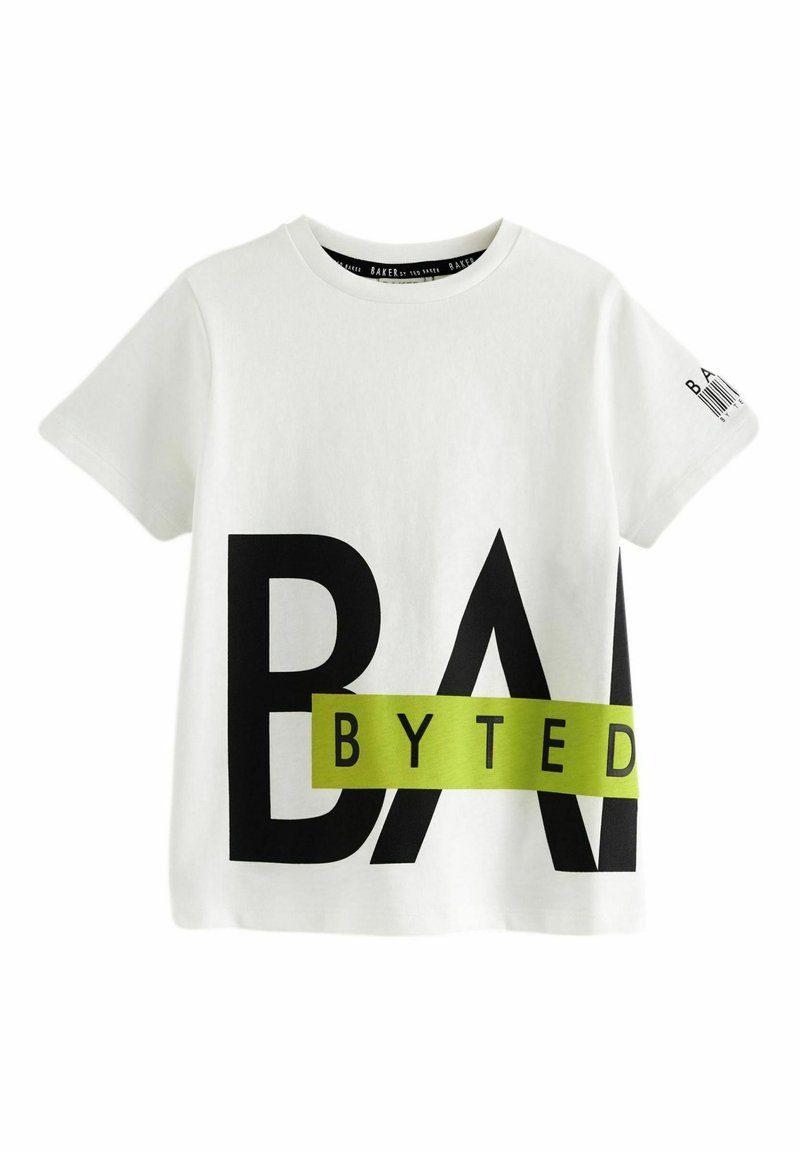 Baker by Ted Baker - GRAPHIC REGULAR FIT - Printtipaita - white, Suurenna