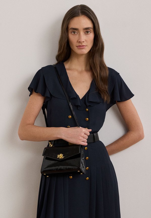 PATENT LEATHER SMALL FARRAH SATCHEL - Handbag3