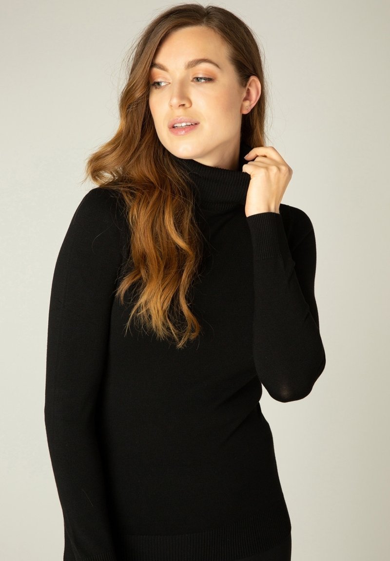 Damen Strickjacken | Yest YUEN Strickpullover black/schwarz - SL10118 Damen Strickjacken | Yest YUEN Strickpullover black/schwarz - SL10118