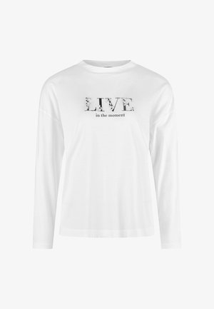 Marc Aurel Langarmshirt - off white varied