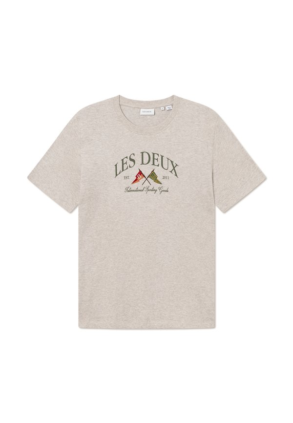 IVY LEAGUE - Print T-shirt - sand3