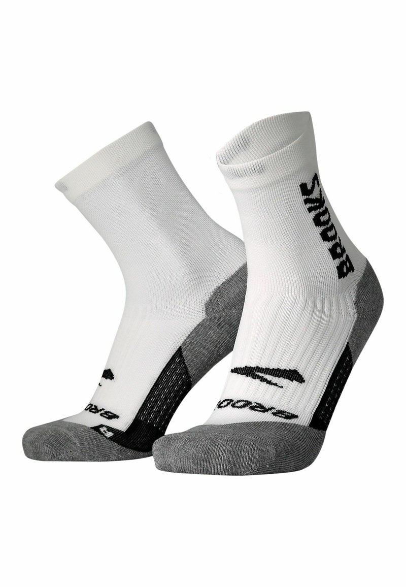 Brooks GHOST CREW - Sporta zeķes - white br crew