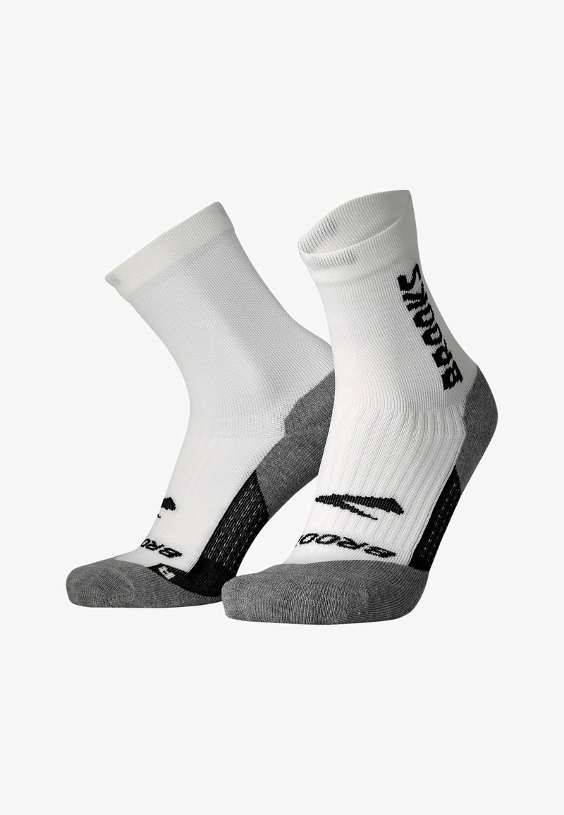 Brooks GHOST CREW - Sporta zeķes - white br crew