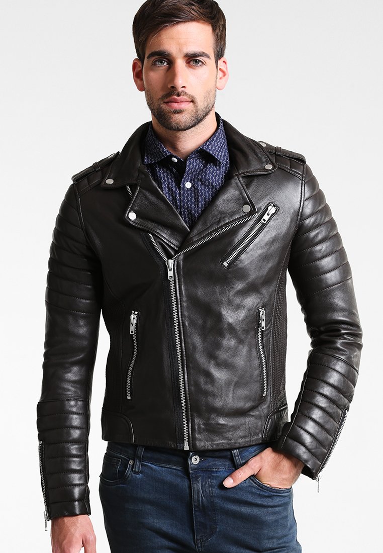 hipster leather jacket