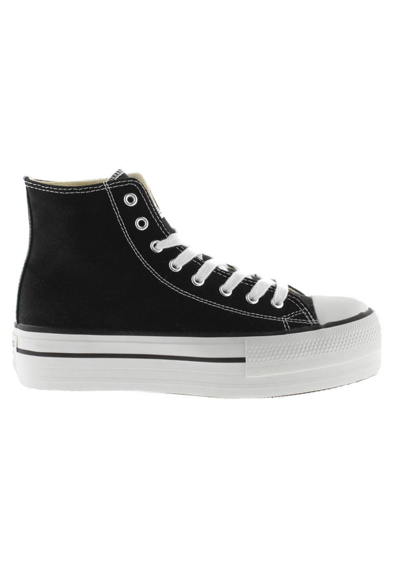 Zapatillas Botines Victoria Plataforma Negra Converse Victoria
