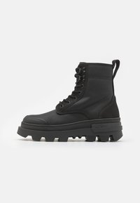 Lace-up ankle boots - black