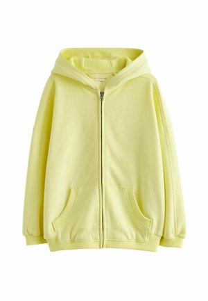 HOODIE - Mikina so zipsom - yellow