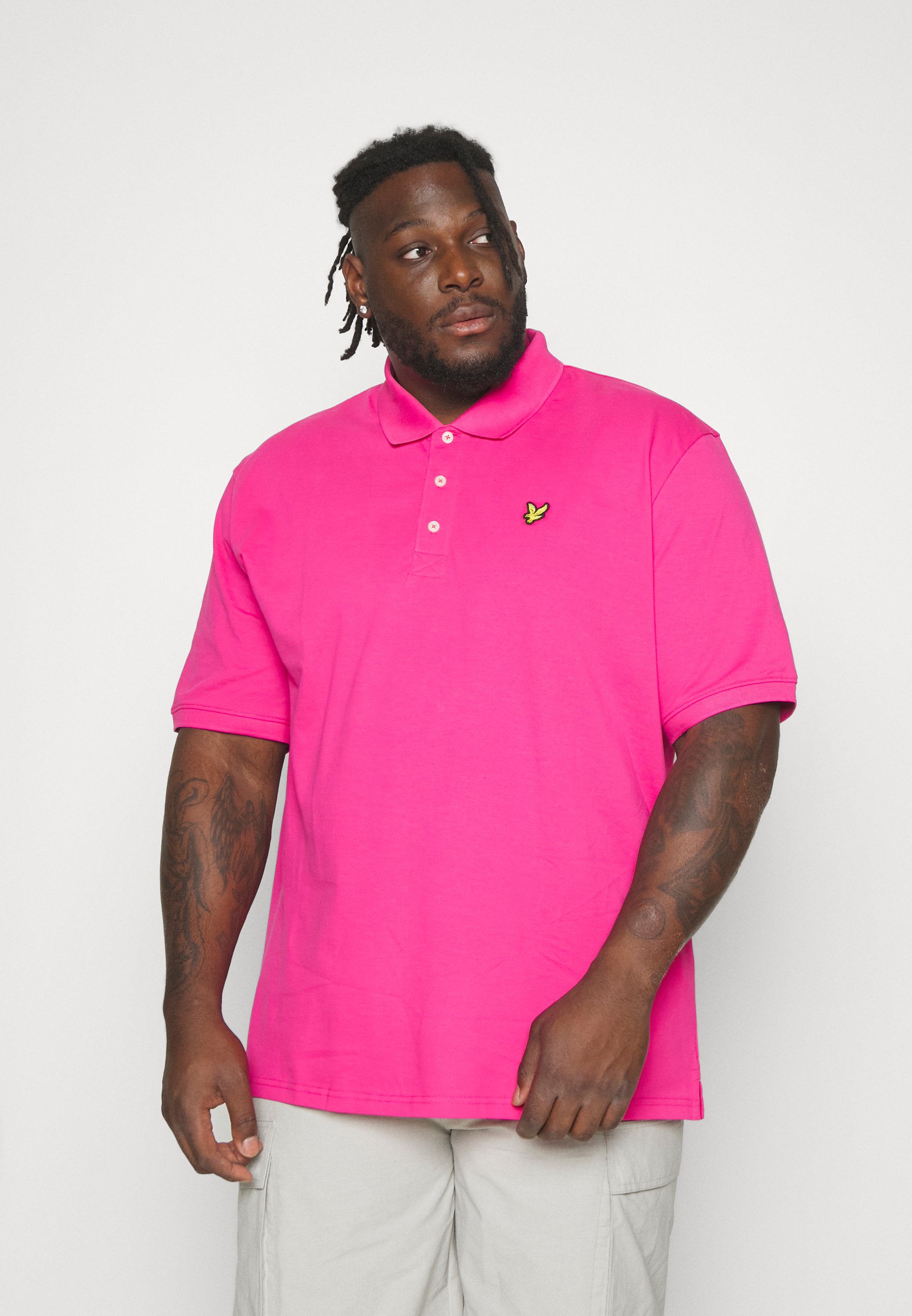 lyle and scott polo shirts pink