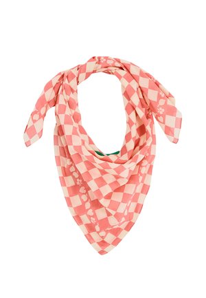 À CARREAUX - Fular - rose