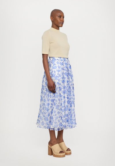 WEEKEND MaxMara MARCA - A-vonalú szoknya - cornflower blue