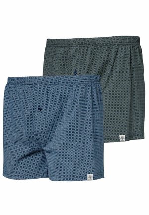 2ER PACK  - Boxer shorts - navy print
