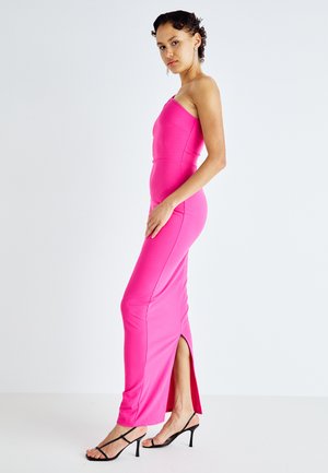 WEDDING ASYMMETRIC - Trikotāžas kleita - fuchsia