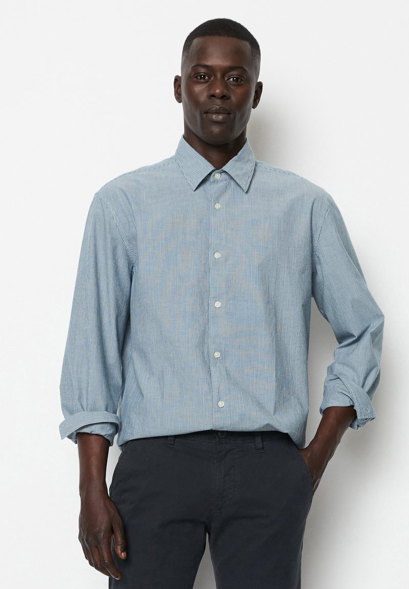 Marc O'Polo REGULAR MIT FINELINER-STREIFEN - Hemd - multi tranquil teal