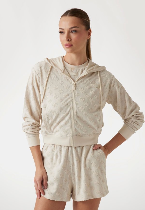 HOODIE - Sweatjacke - creme