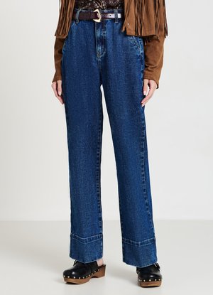 Calliope Wide Leg - blu denim scuro