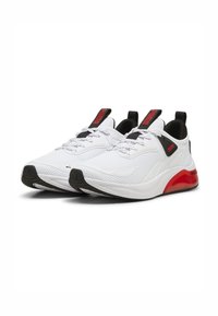 Puma CELL THRILL UNISEX - Apavi skriešanai pa asfaltu - white black for all time red