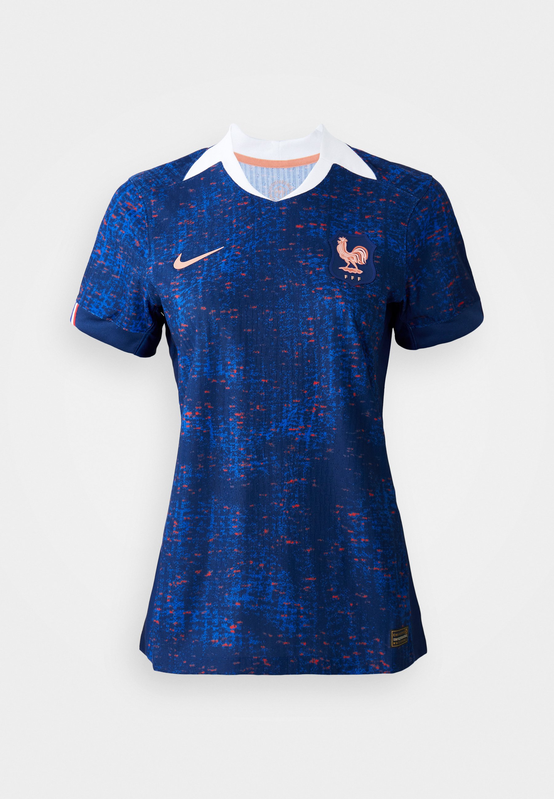 FLUSS needle punch football shirts 花柄 Buy Ecru Graphic Brooklyn Embroidered Floral Football Jersey