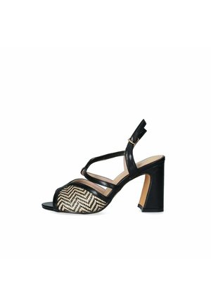 Sandali con tacco - nero