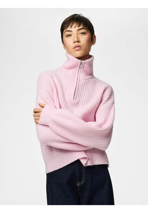 HALF-ZIP PCSILLY - Jumper - roseate spoonbill