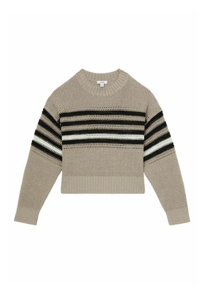 CATRICE STRIPED  - Maglione - neutral black