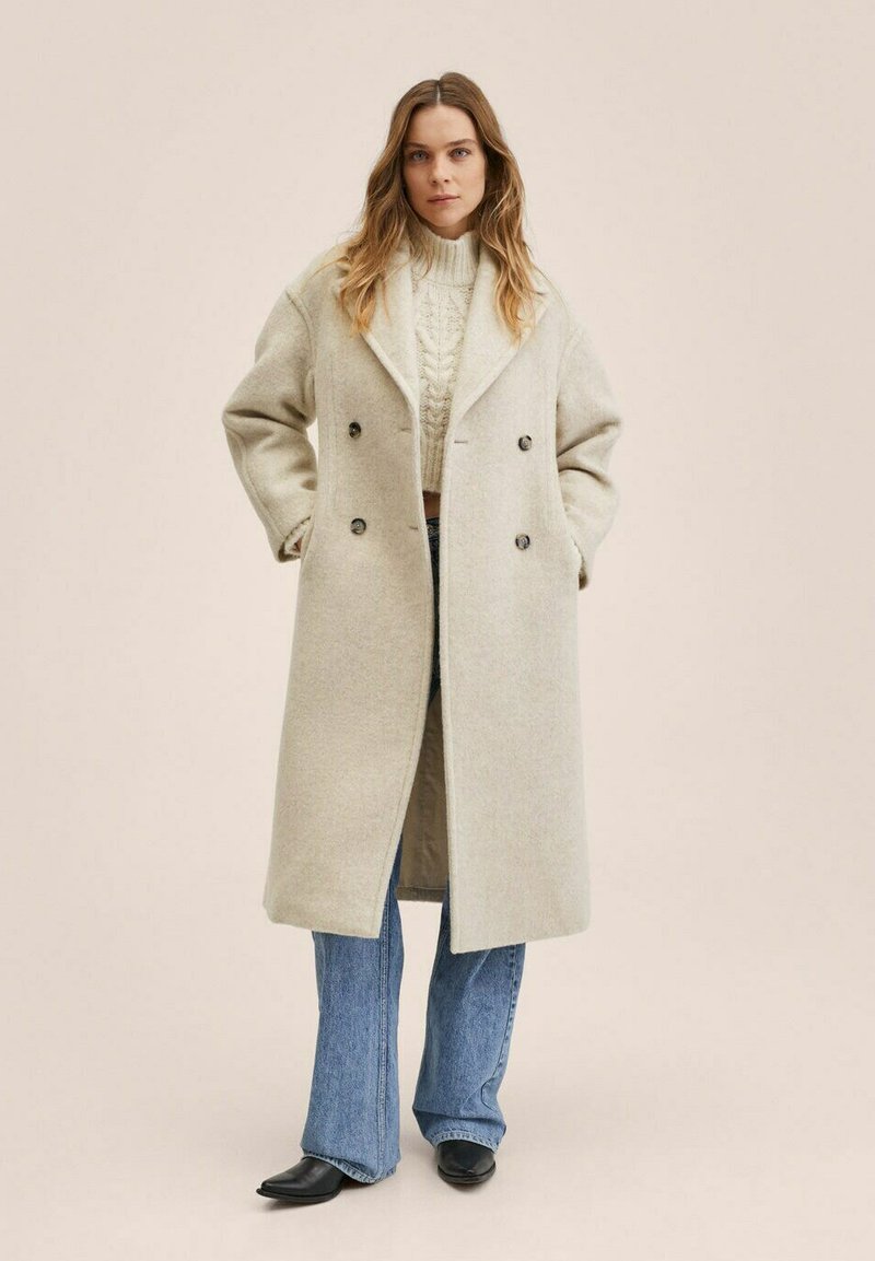 Damen Parkas | Mango HABANA Klassischer Mantel sand - TZ29391 Damen Parkas | Mango HABANA Klassischer Mantel sand - TZ29391