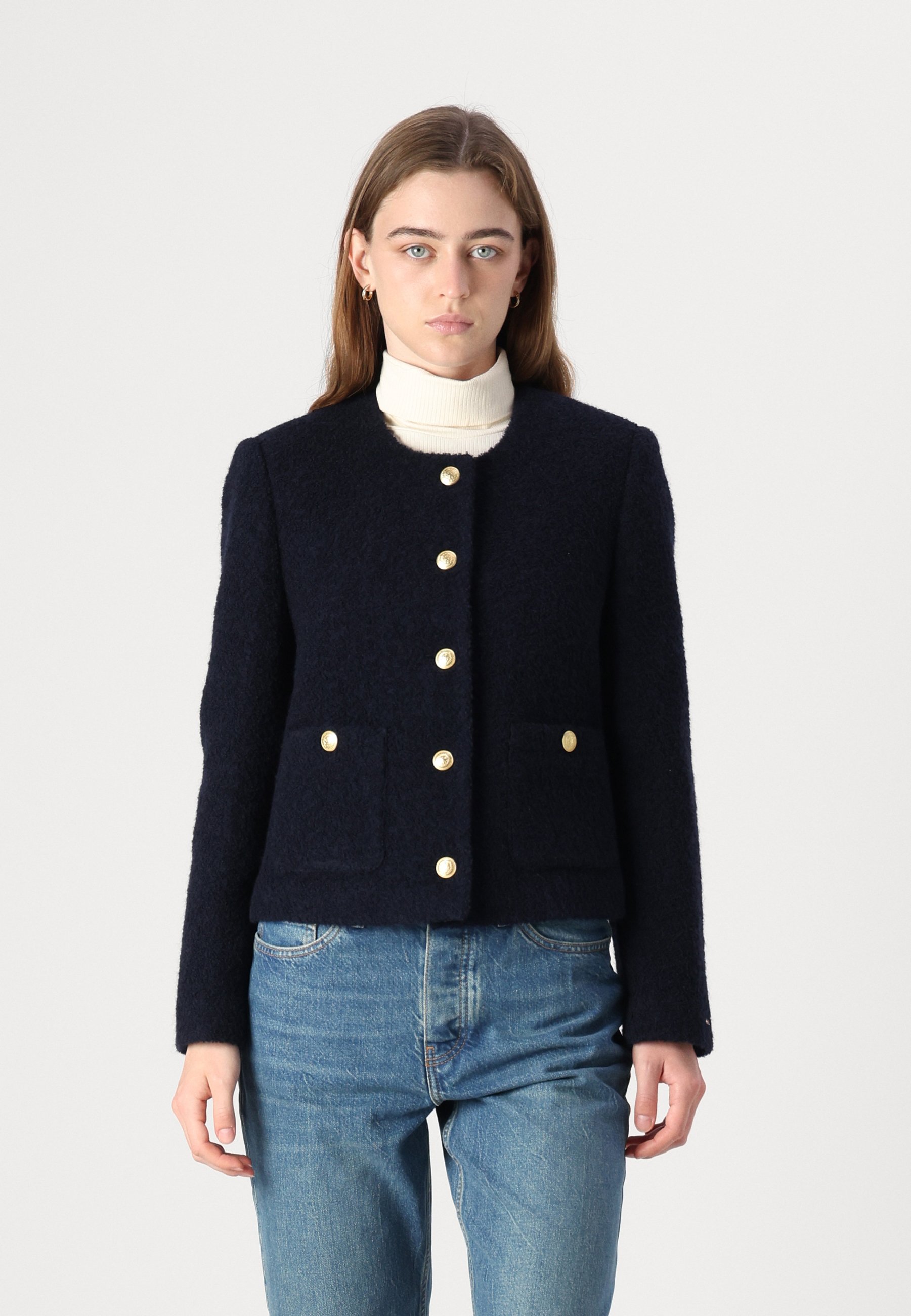 Veste Diesel En Coton Noir - Boutons Dorés - Taille M - Occasion Très Bon état