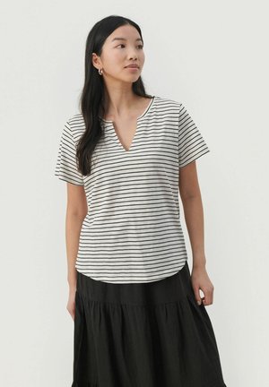 GESINAS - Camiseta estampada - black stripe