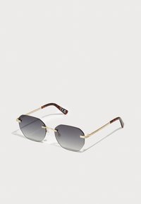 TRACK STAR UNISEX - Gafas de sol - gold-coloured/green