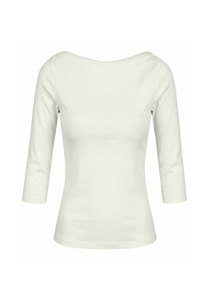 Noisy May, 3/4 SLEEVED BLOUSE NMSTORMI BOATNECK - T-shirt à manches longues - snow white