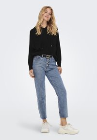 ONLY ONLNEW TESSA HOOD DETAIL - Strickpullover - black