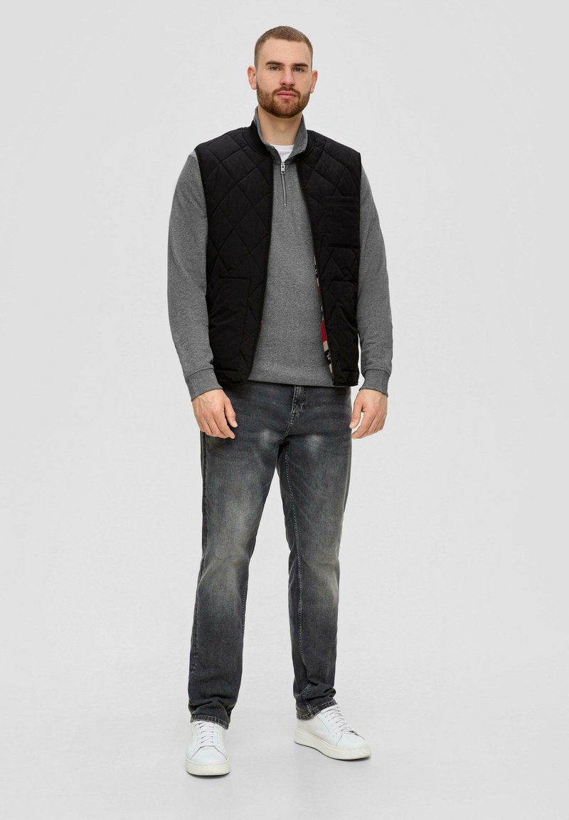 s.Oliver STEHKRAGEN - Sweater - graphit
