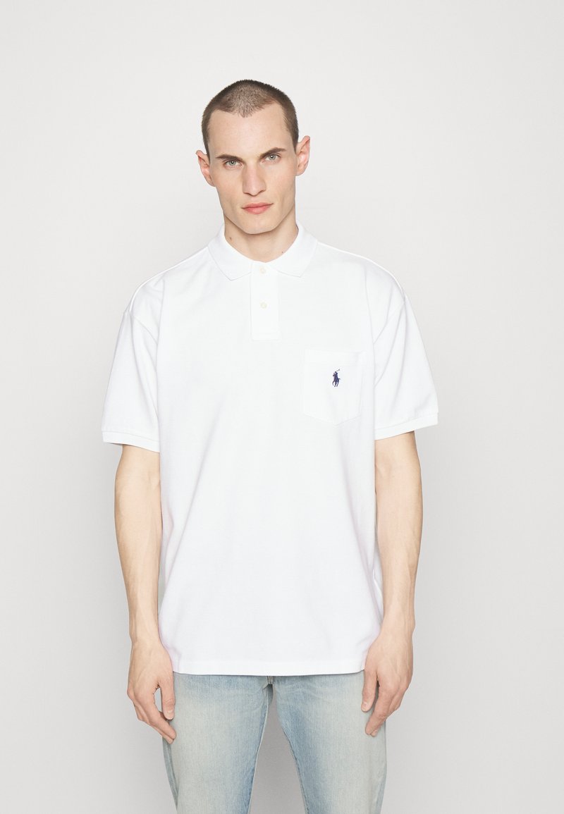 Polo Ralph Lauren SHORT SLEEVE - Piké - white/vit - Zalando.se